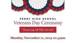Perry Veterans Day Program 2019