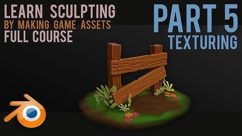 Sculpting & Creating Game Assets -  part 5 -  textures