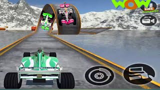 #1 impossible farmula car stunt racing tracks gameplay | by wow gameplay 🎮 screenshot 4