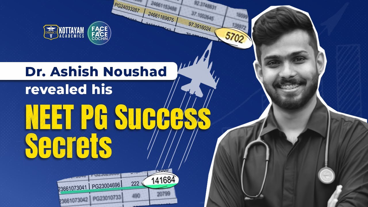 From Rank 141684 to Rank 5702 in NEET-PG '24 Dr. Ashish (DBMCI) shares his journey with Dr. Nithin