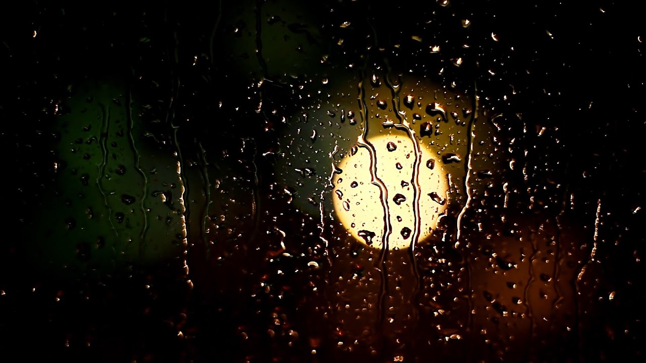 Rain Sounds for Sleep | 10 Hours of Night Rain on Window