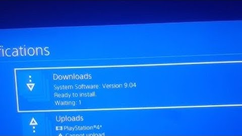 PS4 System Software Update 9.04