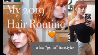 Bangs Big Ears My 2019 Hair Routine Current Go-To Hairstyles