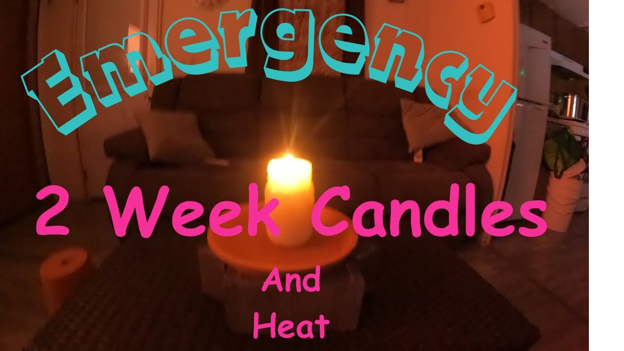Long Lasting Candles And Emergency Heat YouTube