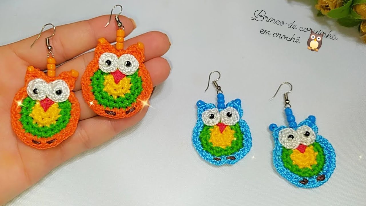 BRINCO CORUJINHA EM CROCHÊ, RÁPIDO E FÁCIL DE FAZER!!🦉🦉