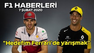 "Hedefim Ferrari'de yarışmak" - 7 Şubat Cuma F1 ve Motor Sporları Haberleri