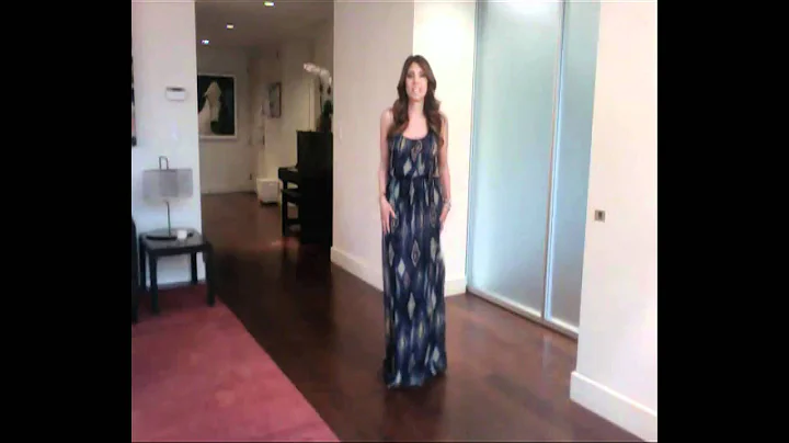 Melissa Meyers Ikat Maxi Dress