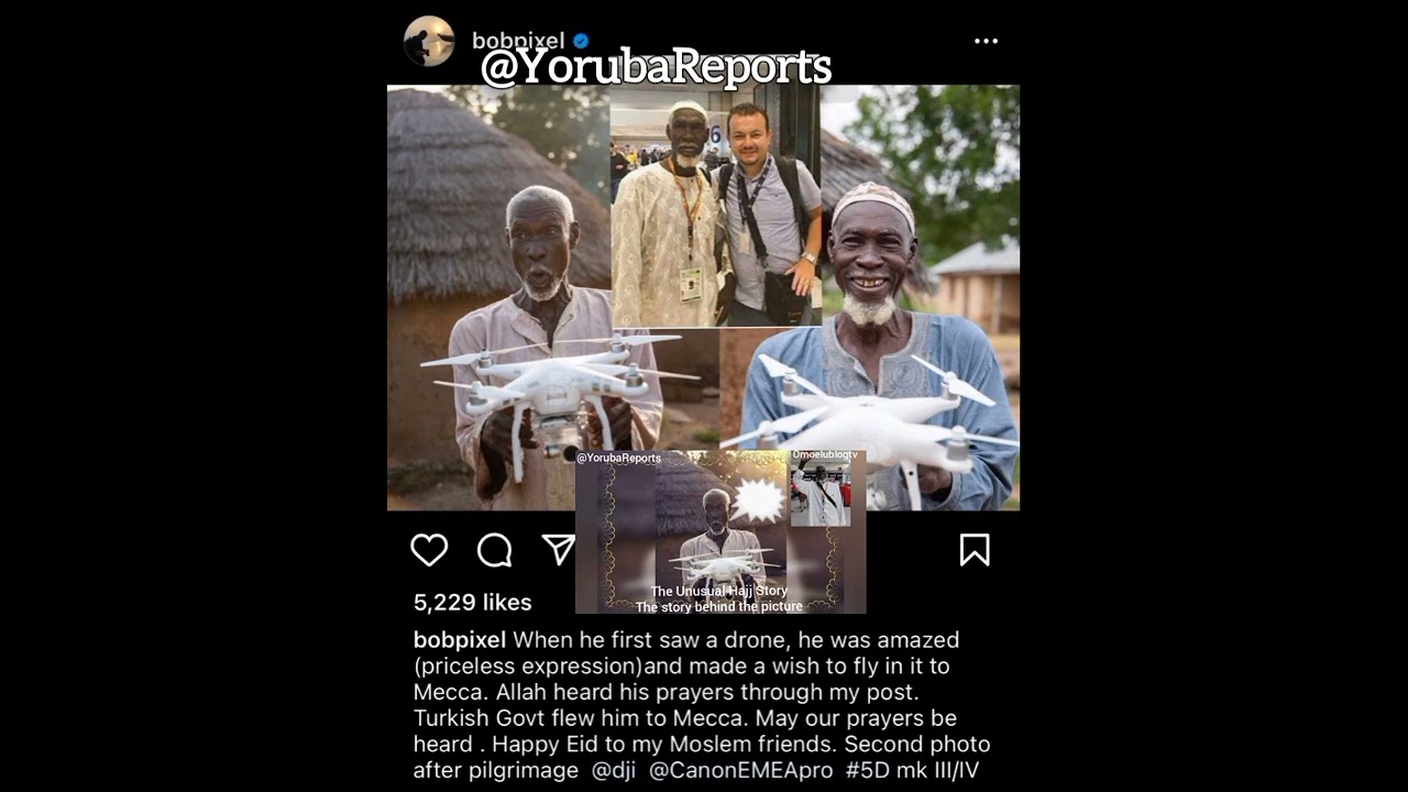 How Ghanian Poor man with no money got Hajj gift from Turkey