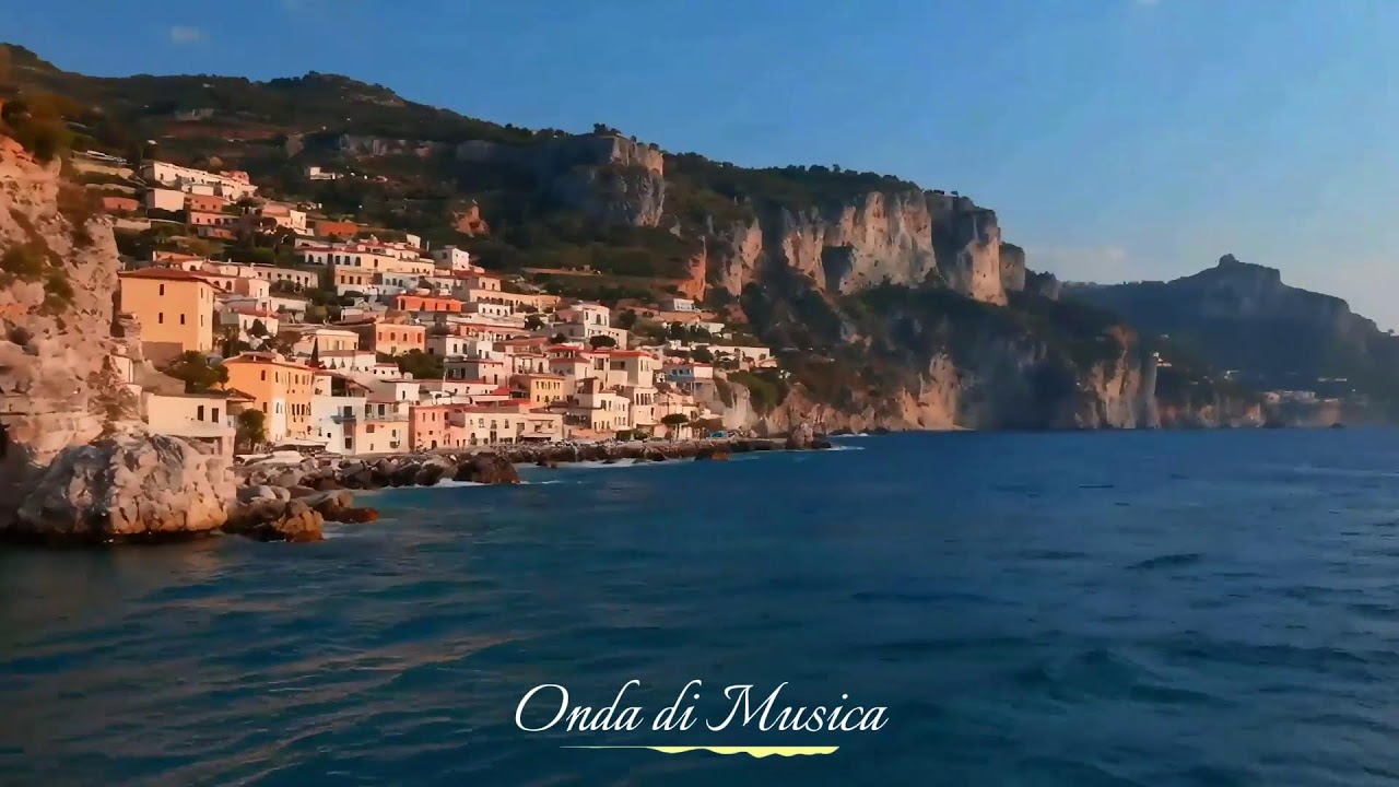 Sunlit Italian Coast ☀️ Mediterranean Music 2+ Hours | Amalfi Coast & Lake Como 4K