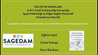 İsg Sınav Hazırlık Kampı-A-B-C Sınıfı İş Güvenliği Uzmanlığı İşyeri Hekimliği Ve Dsp