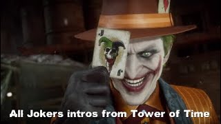 All Jokers intros with MK roster (excluding DLC)