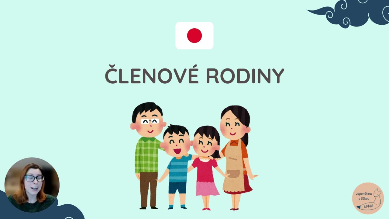 Členové rodiny v japonštině 🇯🇵👨‍👩‍👧‍👧