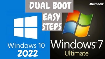 How To Dual Boot Windows 10 with Windows 7 | Easy Step by Step Guide