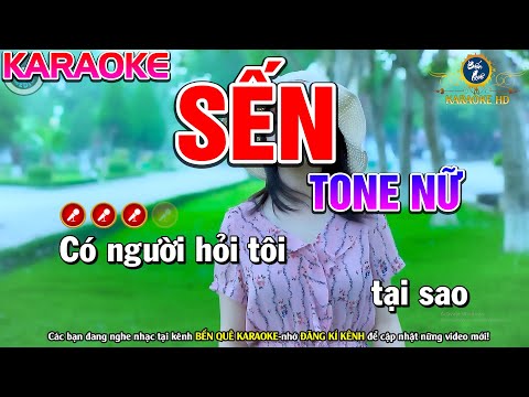 Sến Karaoke Nhạc Sống Tone Nữ ( PHỐI HAY ) | Bến Quê Karaoke