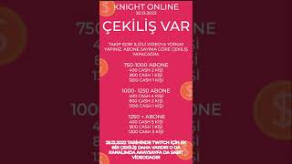 Knight Online Çekiliş Var Her Ay Yeni Çekilişler Pandora Yeni Server