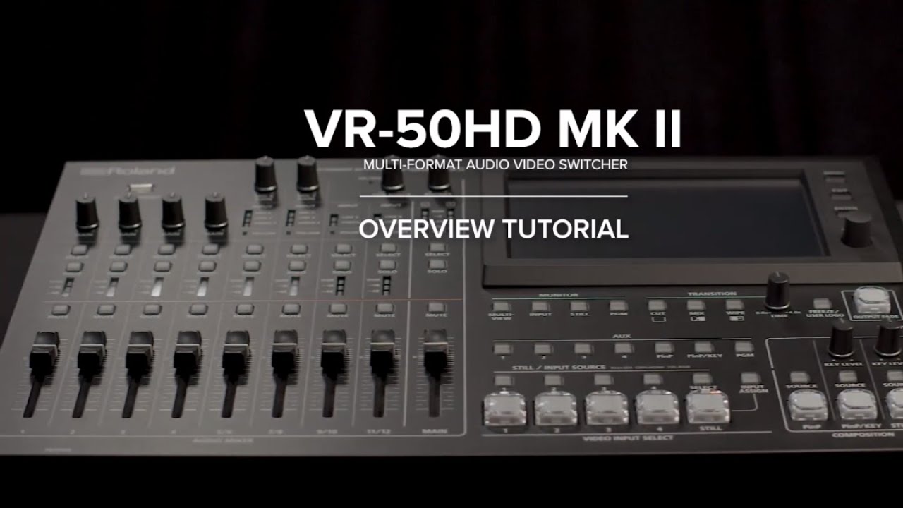 Roland Vr50hd Mk2 Video Streaming Audio Mixer Mk2