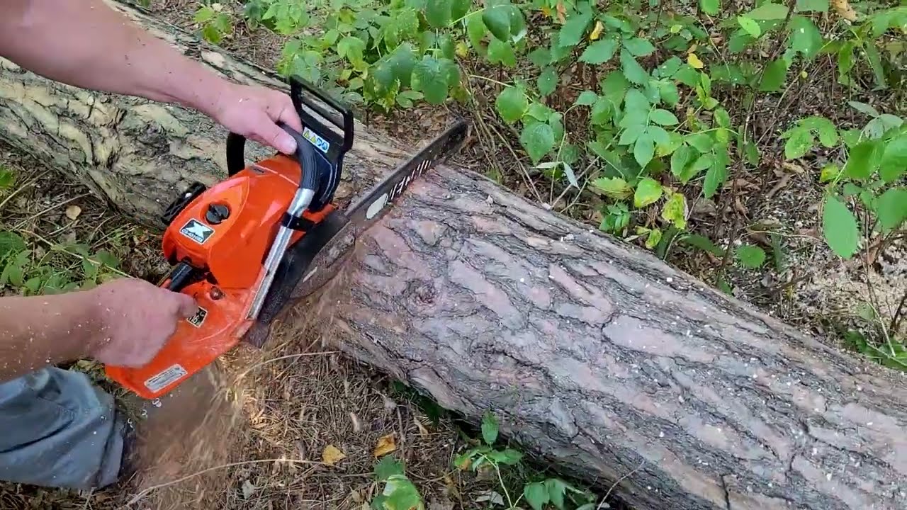 Pierwsze kroki Echo CS-4310SX - dobrze zbalansowana - lekka i jednocześnie mocna maszyna.