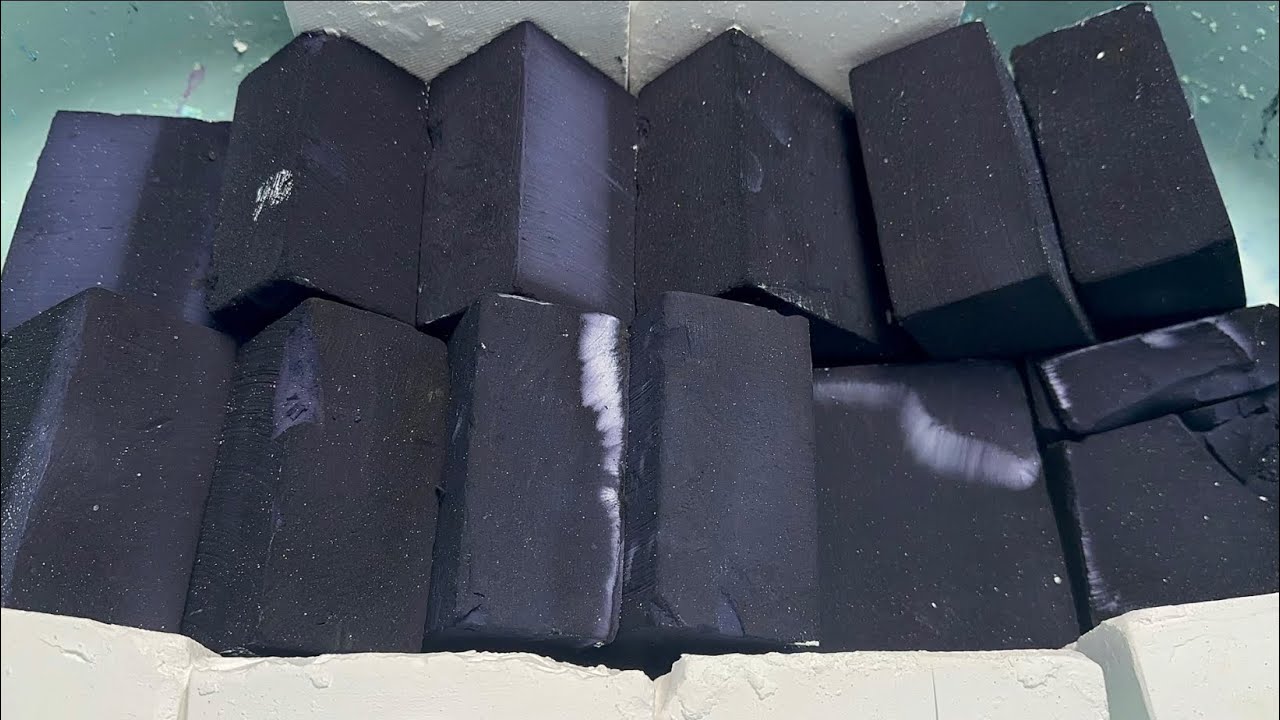 Rich Dyed Black 🖤Chalk | Unpolished White 🤍Chalk | Black 🖤& White 🤍| Crunchy ASMR