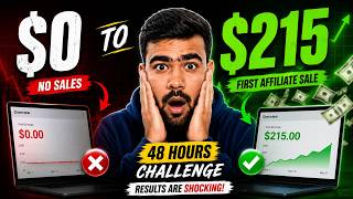 I Tried Affiliate Marketing For 48 Hours As A Beginner  (Results Are Shocking)