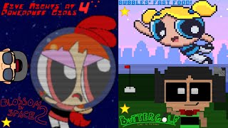 FIVE NIGHTS AT POWERPUFF GIRLS 4 | ALL MINIGAMES | TODOS LOS MINIJUEGOS | FNAF FAN GAME |