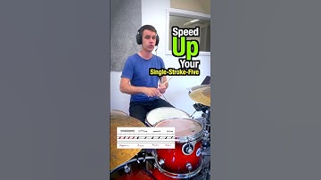 Speed Up Your Single-Stroke-Five - DRUM LESSON  #drums #drumnotation #drumlessons