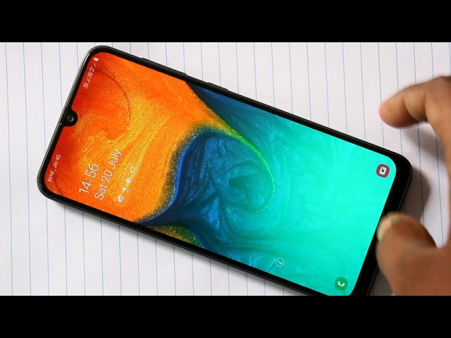 How to change wallpaper and theme in Samsung Galaxy A30 - YouTube