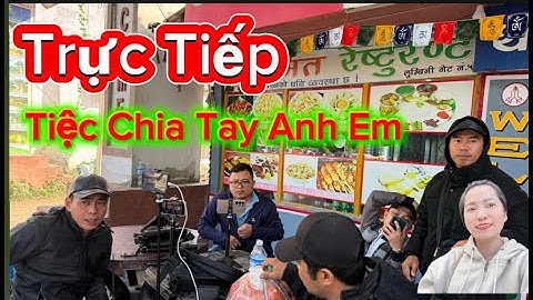 Mỵ vlog đang phát trực tiếp! Tiệc Chia Tay Anh Em Về .#mỵvlog