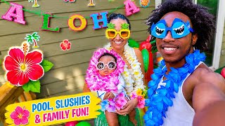We Turned Our Backyard Into a Hawaiian Paradise!