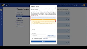 Tutorial mengikat API KuCoin
