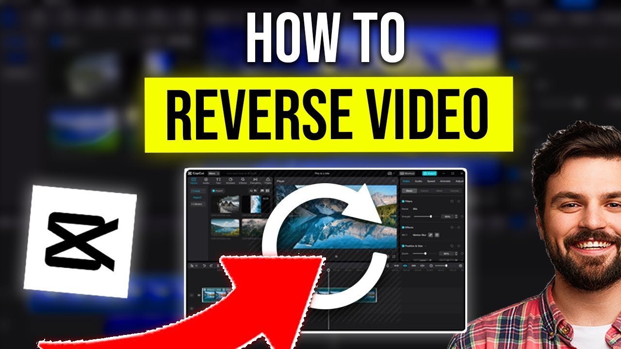 How To Reverse a Video on CapCut PC (2025 FULL GUIDE) - YouTube