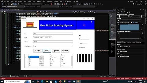 Bus Ticket Booking System Using C#