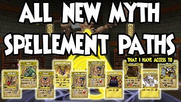 Wizard101: All 👁️NEW MYTH SPELLEMENT PATHS👁️ - ⚠️SPRING 2022 Test Realm⚠️