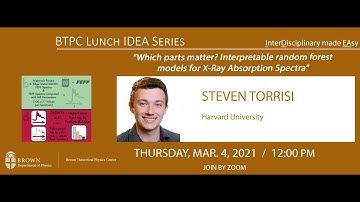 "Which parts matter? Interpretable random forest models for X-Ray Absorption Spectra" S. Torrisi
