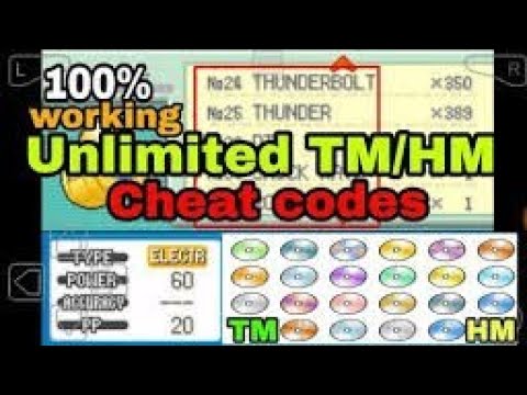 All HM cheat codes for pokemon fire red