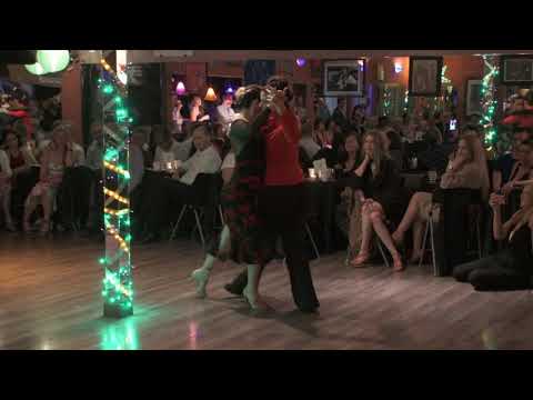 Mariana Lopez Cattini and Laura Smart at Milonga Corazón 3/3