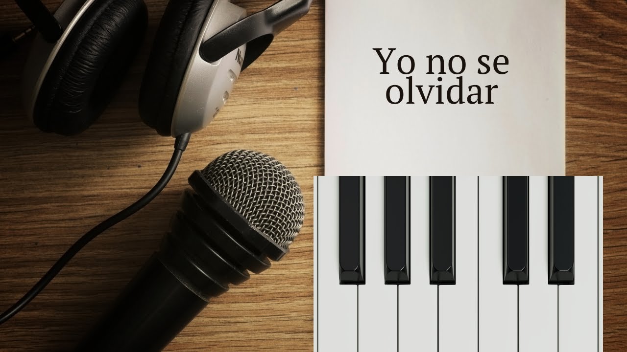 Alejandro Fernandez - No se olvidar (tono bajo Piano Karaoke)