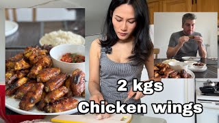 [ep.303]. Thai style Chicken wings : ไก่ 2 กิโล กินสองคน เมนูวันหยุด