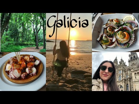 GALICIA📍 Bueu, Combarro, Cangas, Santiago de Compostela, etc - playas, restaurantes, paisajes...🌅🏞️