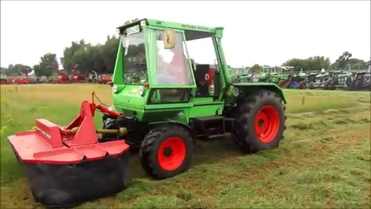 DEUTZ-FAHR INTRAC 2003 IM EINSATZ. HISTORISCHER FELDTAG NORDHORN 2015