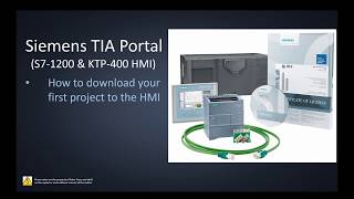 Siemens TIA Portal & KTP400 HMI (Downloading your first HMI project)