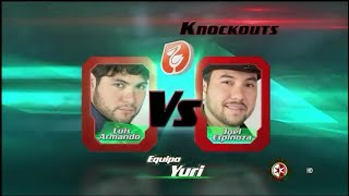 Luis Armando Campos vs Joel Espinoza (Los knockouts la voz México 2014)