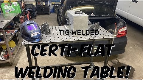 How To Build A CertiFlat WeldTable