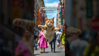 Rahasia kucing yang selalu mendarat dengan kakinya #facts #kucing #hewan