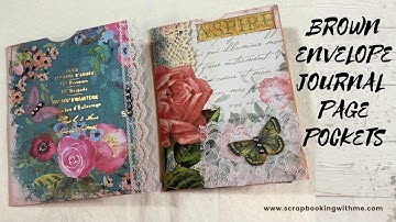 MANILA MAILING ENVELOPES DOUBLE POCKET PAGE ~ QUICK AND EASY