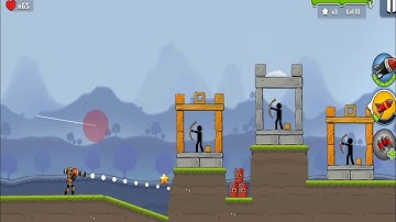 Boom Stick: Bazooka Puzzles level 11-20 Android Gameplay