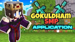 Application video for Gokuldham smp gokuldham smp application start #build #minecraft #new #trending