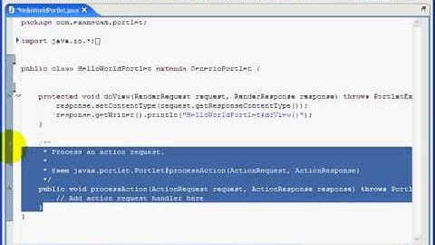 Creating a Simple J2EE Servlet Using IRAD for WebSphere 7 0