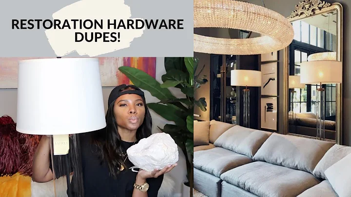 HOMEGOODS: RESTORATION HARDWARE DUPES | SHOP WITH ME + A HAUL