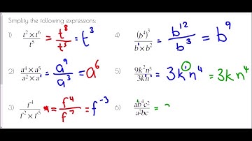 Laws of Indices - Mr Morley Maths