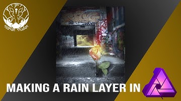 Making a rain layer in Affinity Photo